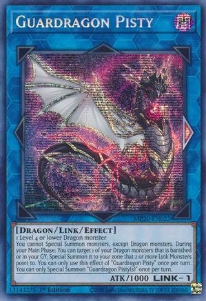 Guardragon Pisty (MP20-EN022) - 2020 Tin of Lost Memories 1st Edition