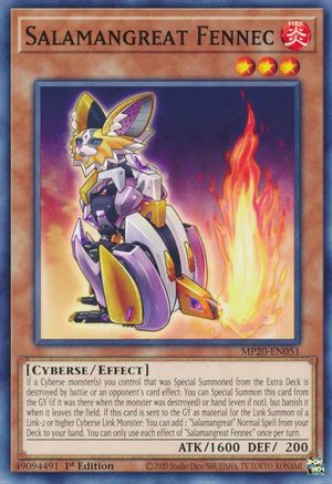 Salamangreat Fennec (MP20-EN051) - 2020 Tin of Lost Memories 1st Edition