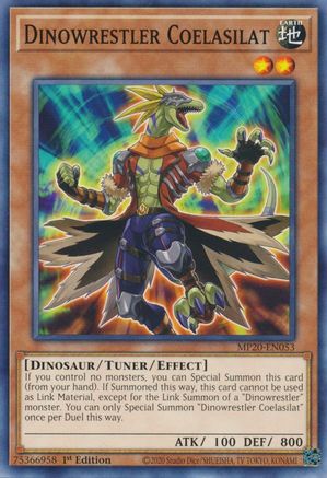 Dinowrestler Coelasilat (MP20-EN053) - 2020 Tin of Lost Memories 1st Edition