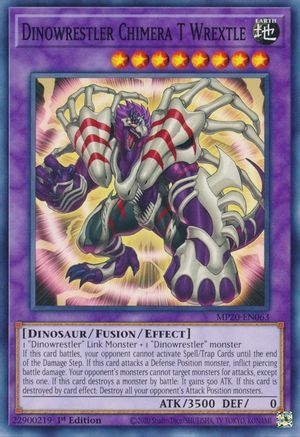 Dinowrestler Chimera T Wrextle (MP20-EN063) - 2020 Tin of Lost Memories 1st Edition