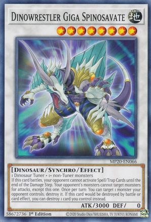 Dinowrestler Giga Spinosavate (MP20-EN066) - 2020 Tin of Lost Memories 1st Edition