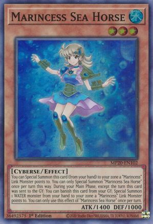 Marincess Sea Horse (MP20-EN102) - 2020 Tin of Lost Memories 1st Edition