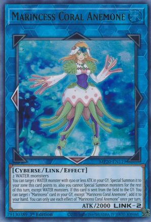 Marincess Coral Anemone (MP20-EN119) - 2020 Tin of Lost Memories 1st Edition