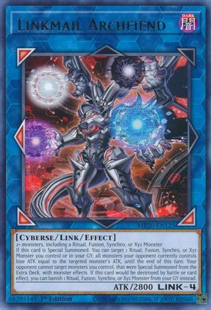 Linkmail Archfiend (MP20-EN125) - 2020 Tin of Lost Memories 1st Edition