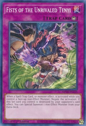 Fists of the Unrivaled Tenyi (MP20-EN135) - 2020 Tin of Lost Memories 1st Edition