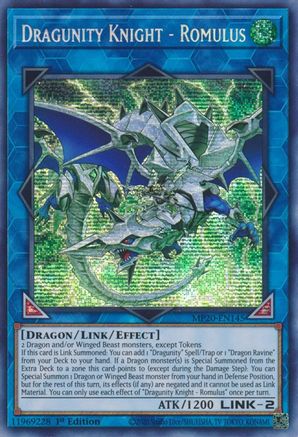 Dragunity Knight - Romulus (MP20-EN145) - 2020 Tin of Lost Memories 1st Edition
