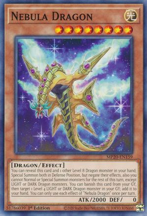Nebula Dragon (MP20-EN159) - 2020 Tin of Lost Memories 1st Edition