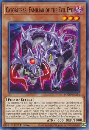 Catoblepas, Familiar of the Evil Eye (MP20-EN234) - 2020 Tin of Lost Memories 1st Edition