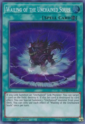 Wailing of the Unchained Souls (MP20-EN183) - 2020 Tin of Lost Memories 1st Edition