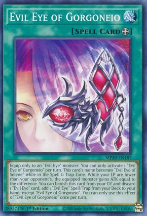 Evil Eye of Gorgoneio (MP20-EN187) - 2020 Tin of Lost Memories 1st Edition