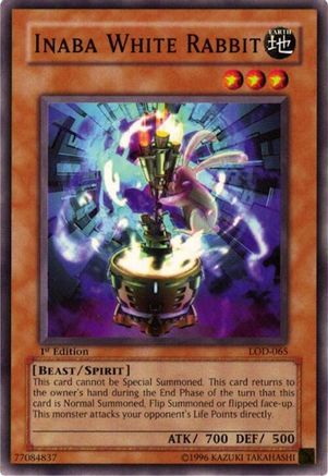 Inaba White Rabbit (LOD-065) - Legacy of Darkness 1st Edition