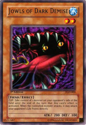 Jowls of Dark Demise (PGD-009) - Pharaonic Guardian 1st Edition