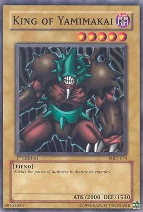 King of Yamimakai (MRD-074) - Metal Raiders 1st Edition