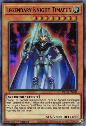 Legendary Knight Timaeus (DLCS-EN001) - Dragons of Legend: The Complete Series 1st Edition