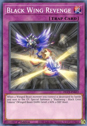 Black Wing Revenge (DLCS-EN033) - Dragons of Legend: The Complete Series 1st Edition