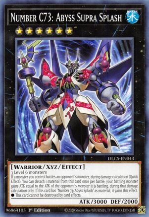 Number C73: Abyss Supra Splash (DLCS-EN043) - Dragons of Legend: The Complete Series 1st Edition