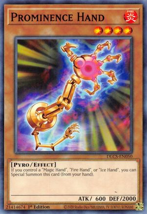 Prominence Hand (DLCS-EN050) - Dragons of Legend: The Complete Series 1st Edition