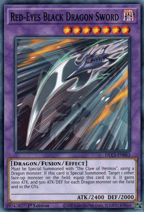 Red-Eyes Black Dragon Sword (DLCS-EN063) - Dragons of Legend: The Complete Series 1st Edition