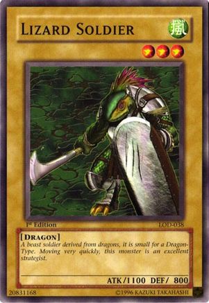 Lizard Soldier (LOD-038) - Legacy of Darkness 1st Edition