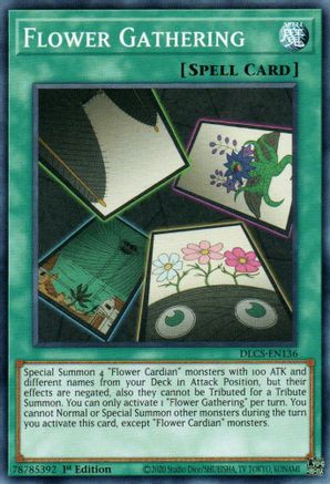 Flower Gathering (DLCS-EN136) - Dragons of Legend: The Complete Series 1st Edition