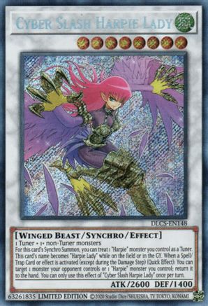 Cyber Slash Harpie Lady (DLCS-EN148) - Dragons of Legend: The Complete Series Limited