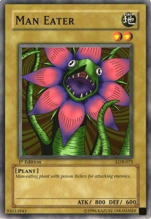 Man Eater (LOB-075) - The Legend of Blue Eyes White Dragon Unlimited