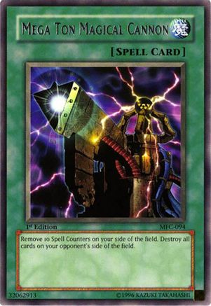Mega Ton Magical Cannon (MFC-094) - Magician's Force 1st Edition