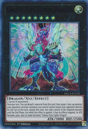 Galaxy-Eyes Cipher Dragon (Purple) (DLCS-EN125) - Dragons of Legend: The Complete Series 1st Edition