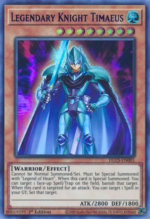 Legendary Knight Timaeus (Purple) (DLCS-EN001) - Dragons of Legend: The Complete Series 1st Edition