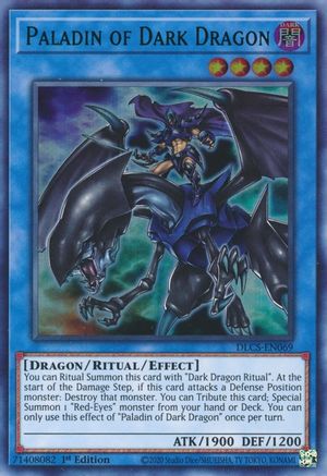 Paladin of Dark Dragon (Green) (DLCS-EN069) - Dragons of Legend: The Complete Series 1st Edition