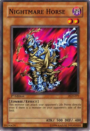 Nightmare Horse (PGD-077) - Pharaonic Guardian 1st Edition