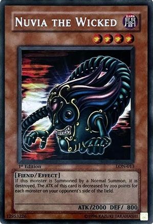 Nuvia the Wicked (LON-013) - Labyrinth of Nightmare 1st Edition