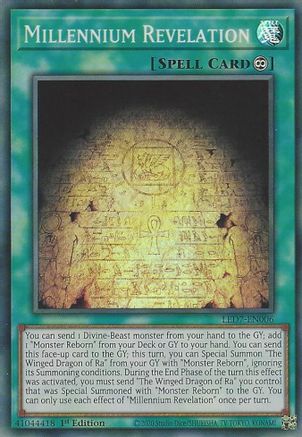 Millennium Revelation (LED7-EN006) - Legendary Duelists: Rage of Ra Unlimited