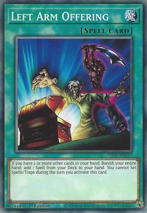 Left Arm Offering (LED7-EN013) - Legendary Duelists: Rage of Ra Unlimited