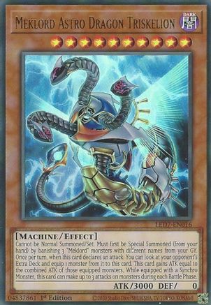 Meklord Astro Dragon Triskelion (LED7-EN016) - Legendary Duelists: Rage of Ra Unlimited
