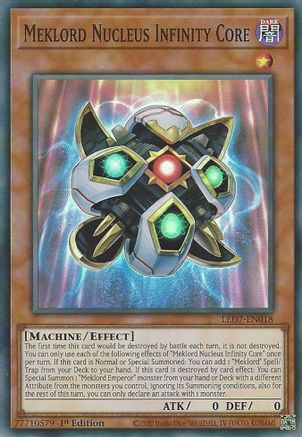 Meklord Nucleus Infinity Core (LED7-EN018) - Legendary Duelists: Rage of Ra 1st Edition