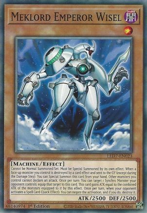 Meklord Emperor Wisel (LED7-EN023) - Legendary Duelists: Rage of Ra Unlimited