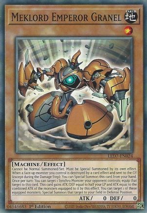 Meklord Emperor Granel (LED7-EN024) - Legendary Duelists: Rage of Ra Unlimited