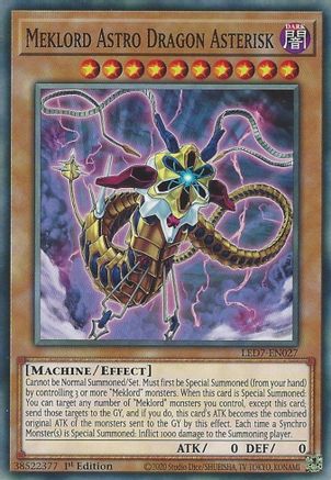 Meklord Astro Dragon Asterisk (LED7-EN027) - Legendary Duelists: Rage of Ra Unlimited