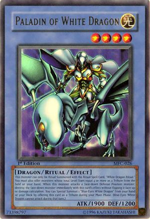 Paladin of White Dragon (MFC-026) - Magician's Force 1st Edition