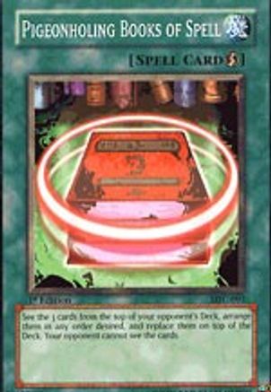 Pigeonholing Books of Spell (MFC-093) - Magician's Force 1st Edition