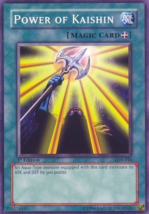 Power of Kaishin (LOB-044) - The Legend of Blue Eyes White Dragon Unlimited