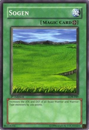 Sogen (LOB-049) - The Legend of Blue Eyes White Dragon 1st Edition