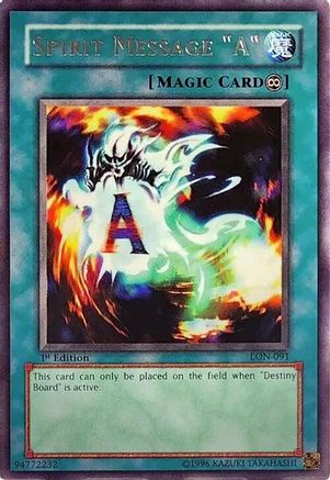 Spirit Message "A" (LON-091) - Labyrinth of Nightmare 1st Edition