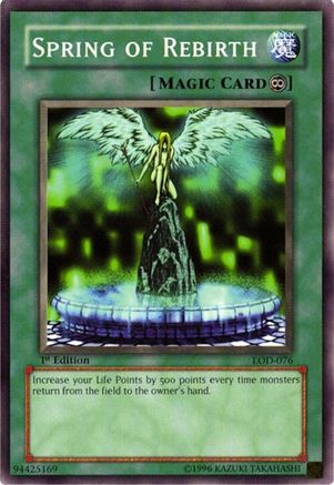 Spring of Rebirth (LOD-076) - Legacy of Darkness 1st Edition