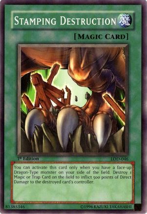 Stamping Destruction (LOD-046) - Legacy of Darkness 1st Edition