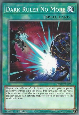Dark Ruler No More (SDCH-EN027) - Structure Deck: Spirit Charmers 1st Edition