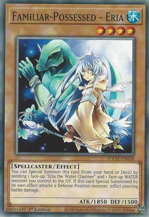 Familiar-Possessed - Eria (SDCH-EN038) - Structure Deck: Spirit Charmers 1st Edition