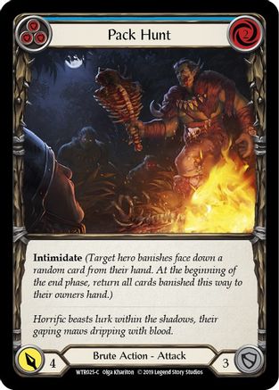 Pack Hunt (Blue) [U-WTR025] (Welcome to Rathe Unlimited)  Unlimited Normal