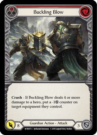 Buckling Blow (Red) [U-WTR057] (Welcome to Rathe Unlimited)  Unlimited Normal